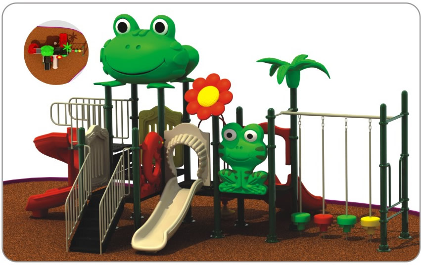 今年会儿童卡通滑梯（青蛙）